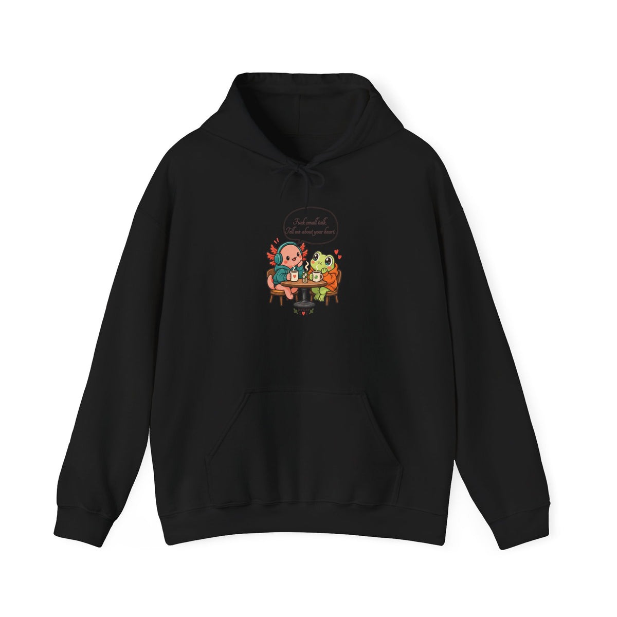 Cozy Homebody Illustration Hoodie | Cute Indoor Comfort, Stay-In Vibes