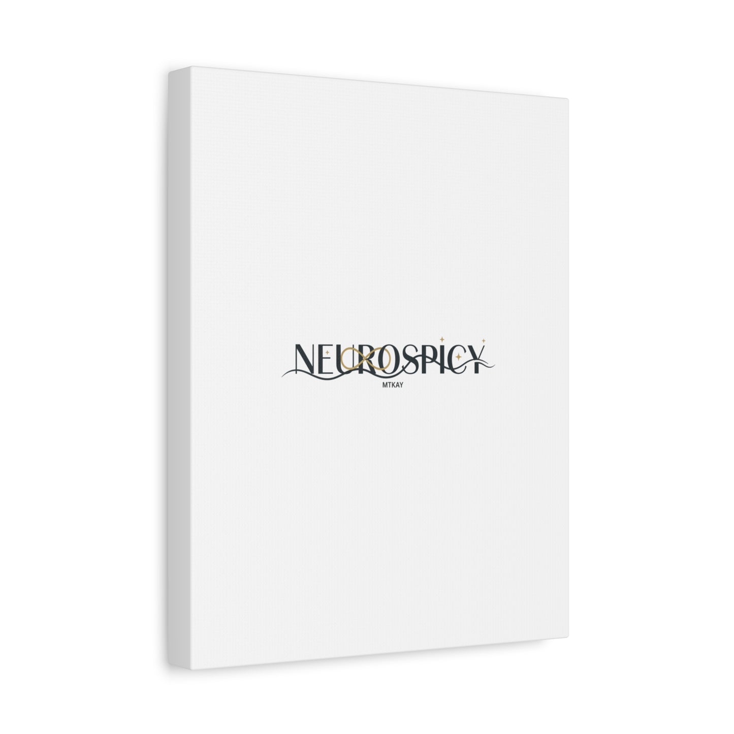 Neurospicy Canvas, Stretched | Autistic Pride, Neurodiversity Acceptance