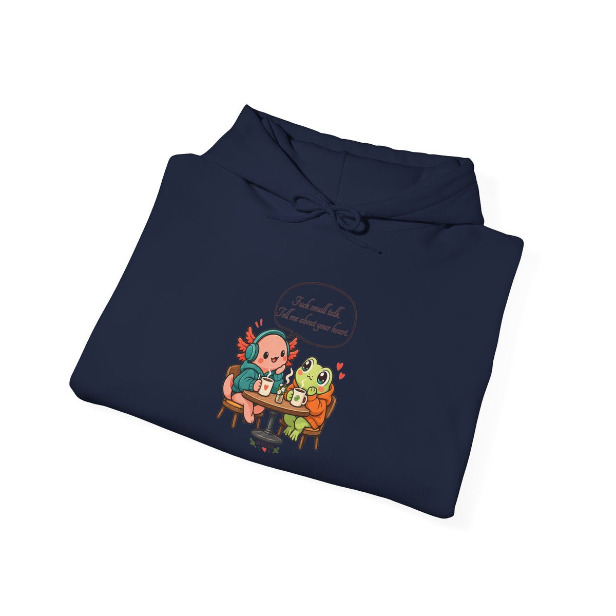 Cozy Homebody Illustration Hoodie | Cute Indoor Comfort, Stay-In Vibes