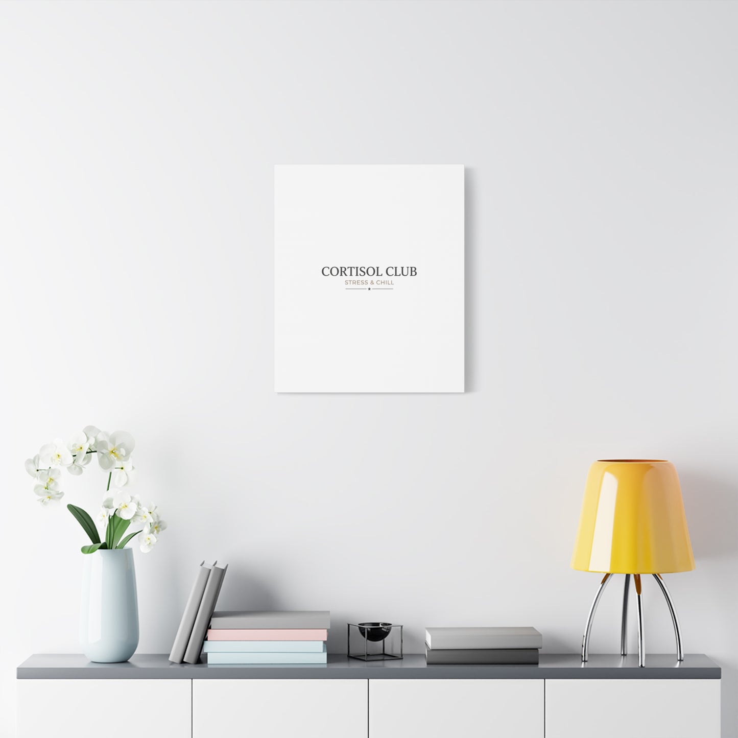 Cortisol Club Stress & Chill Canvas | stress meme, burnout humor