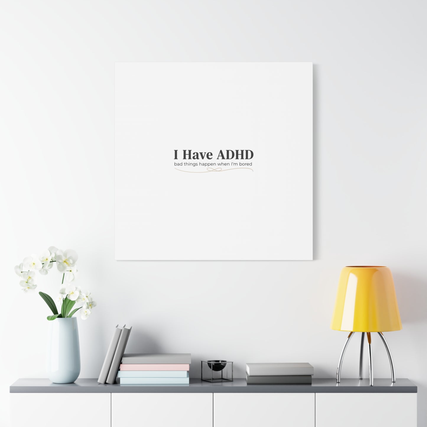 I Have ADHD canvas | Neurodiversity, ADHD acceptance, stim positive