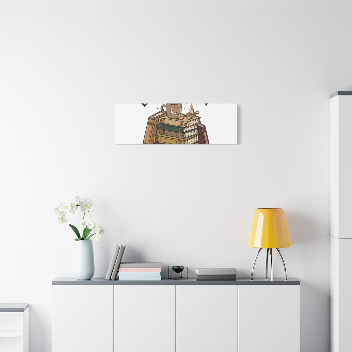 Booked, Busy and Introverting Canvas | Book Lover, Cozy Reader Decor