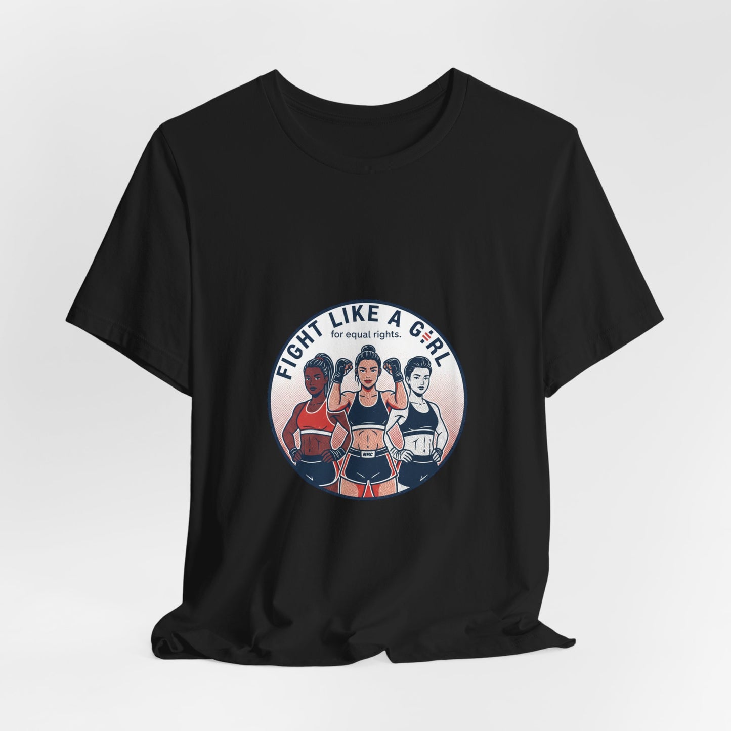 Fight Like a Girl tee | Feminist Slogan, IWD Typography