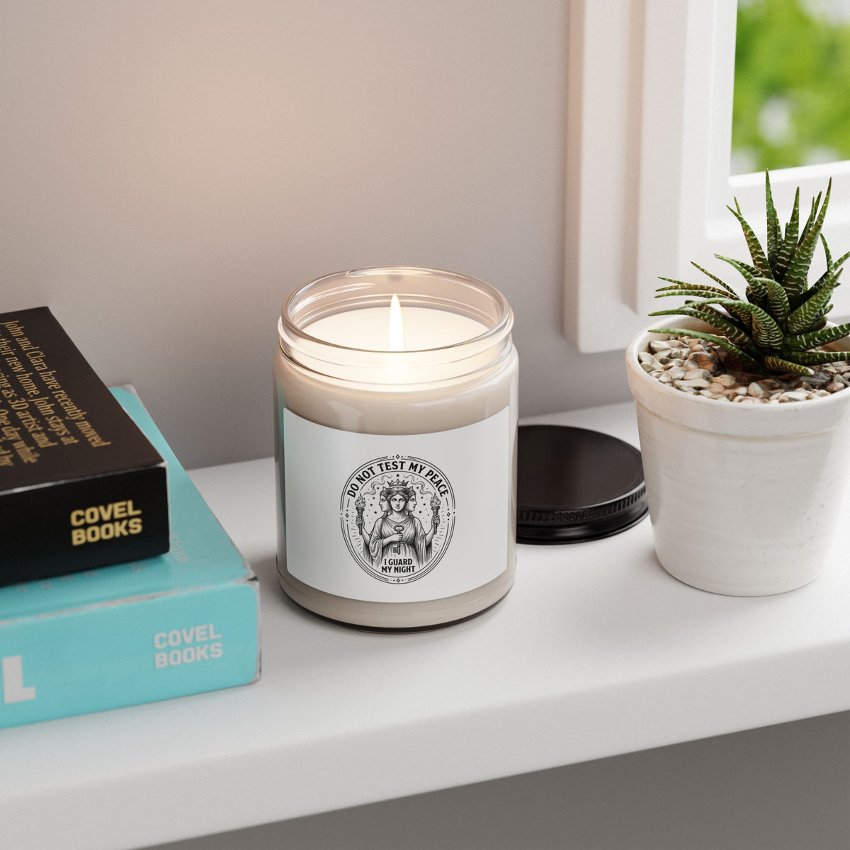 Do Not Test My Peace Athena Candle | Greek Mythology, Mythcore Soy Candle