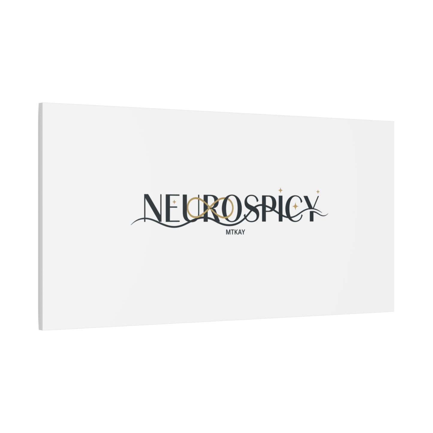 Neurospicy Canvas, Stretched | Autistic Pride, Neurodiversity Acceptance
