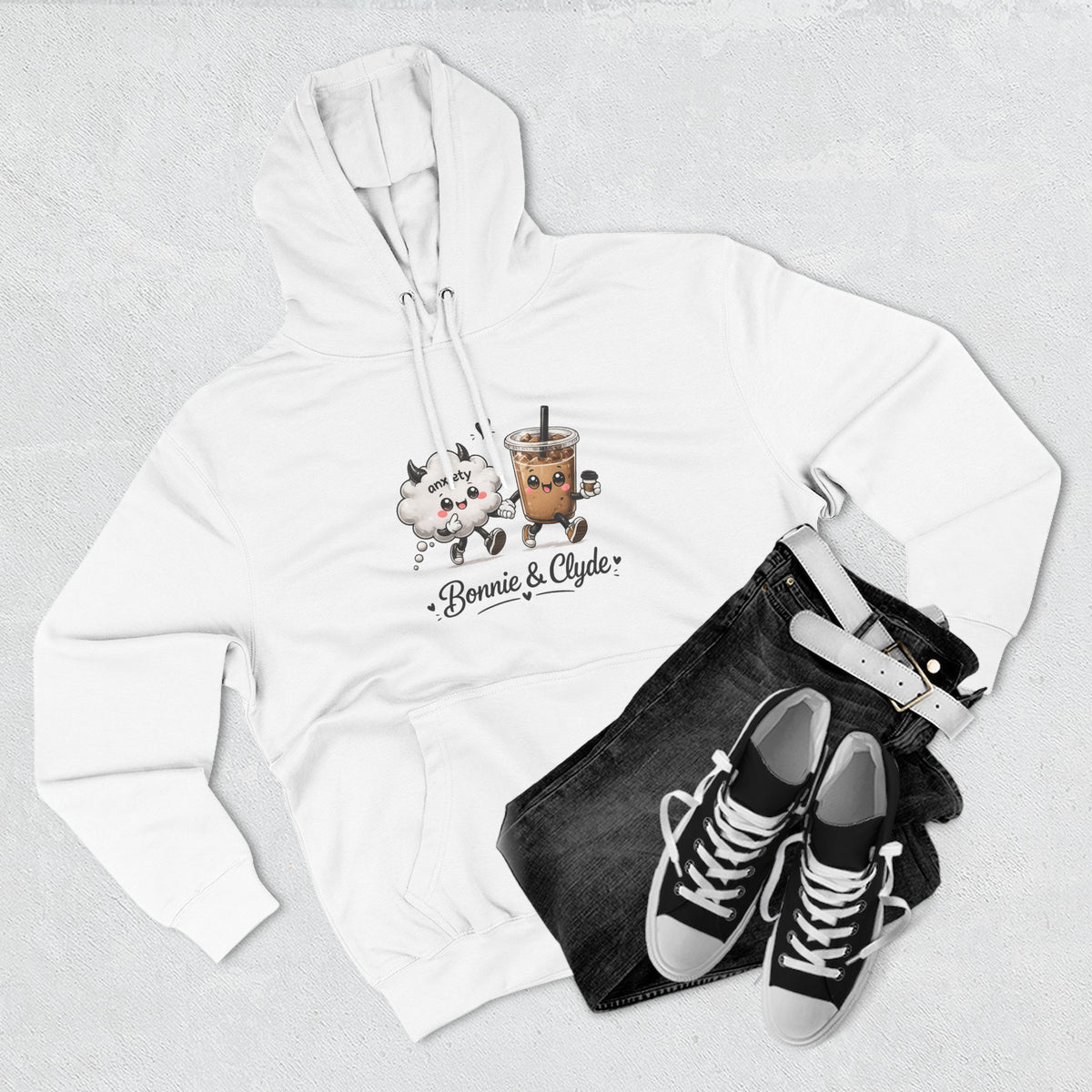 Bonnie & Clyde Coffee Hoodie ☕🤎