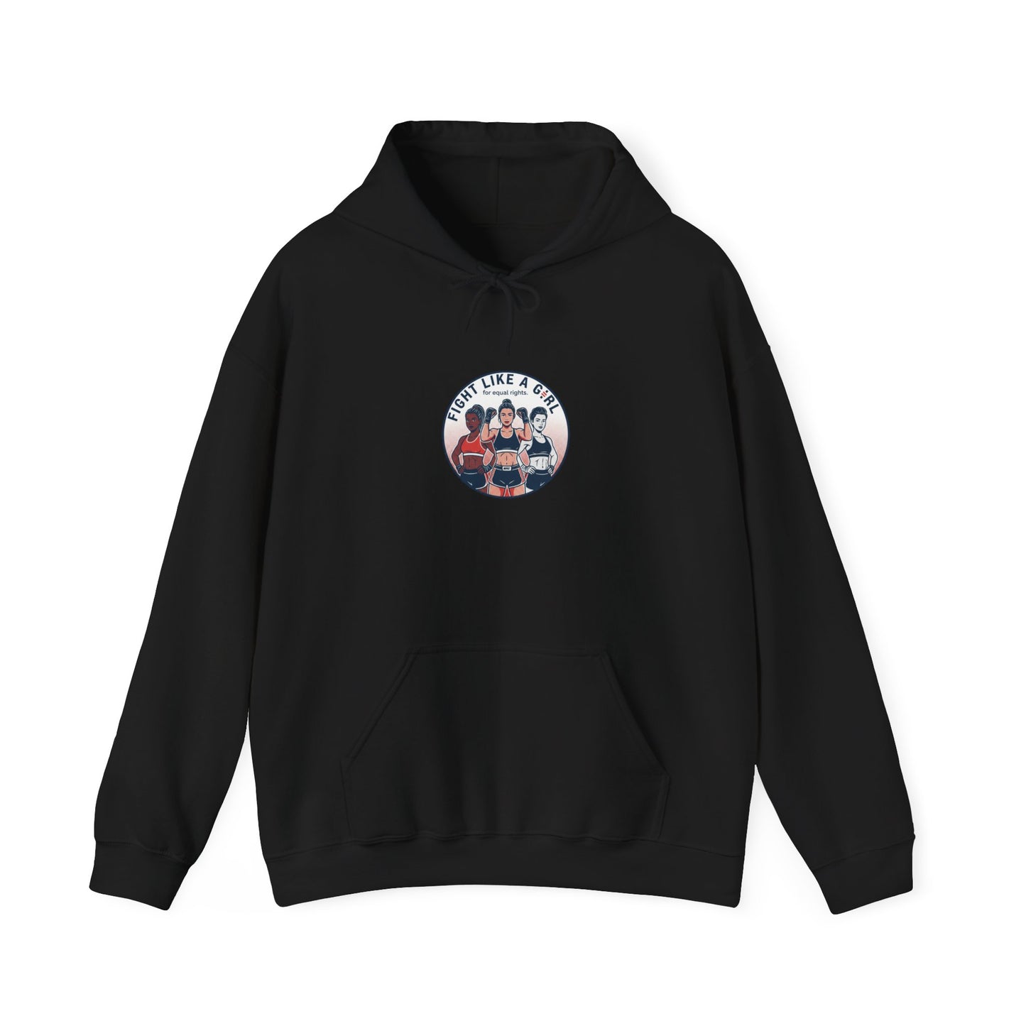 Feminist Empowerment Typography Hoodie | International Women's Day IWD equality design