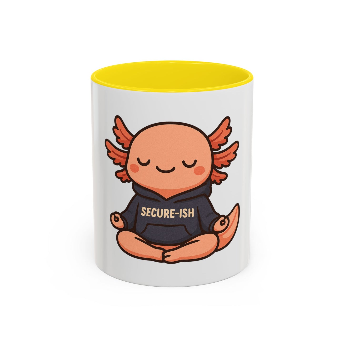 Derek "Secure-ish" Meditation Coffee Mug — Cute Relaxation Gift (11/15oz)
