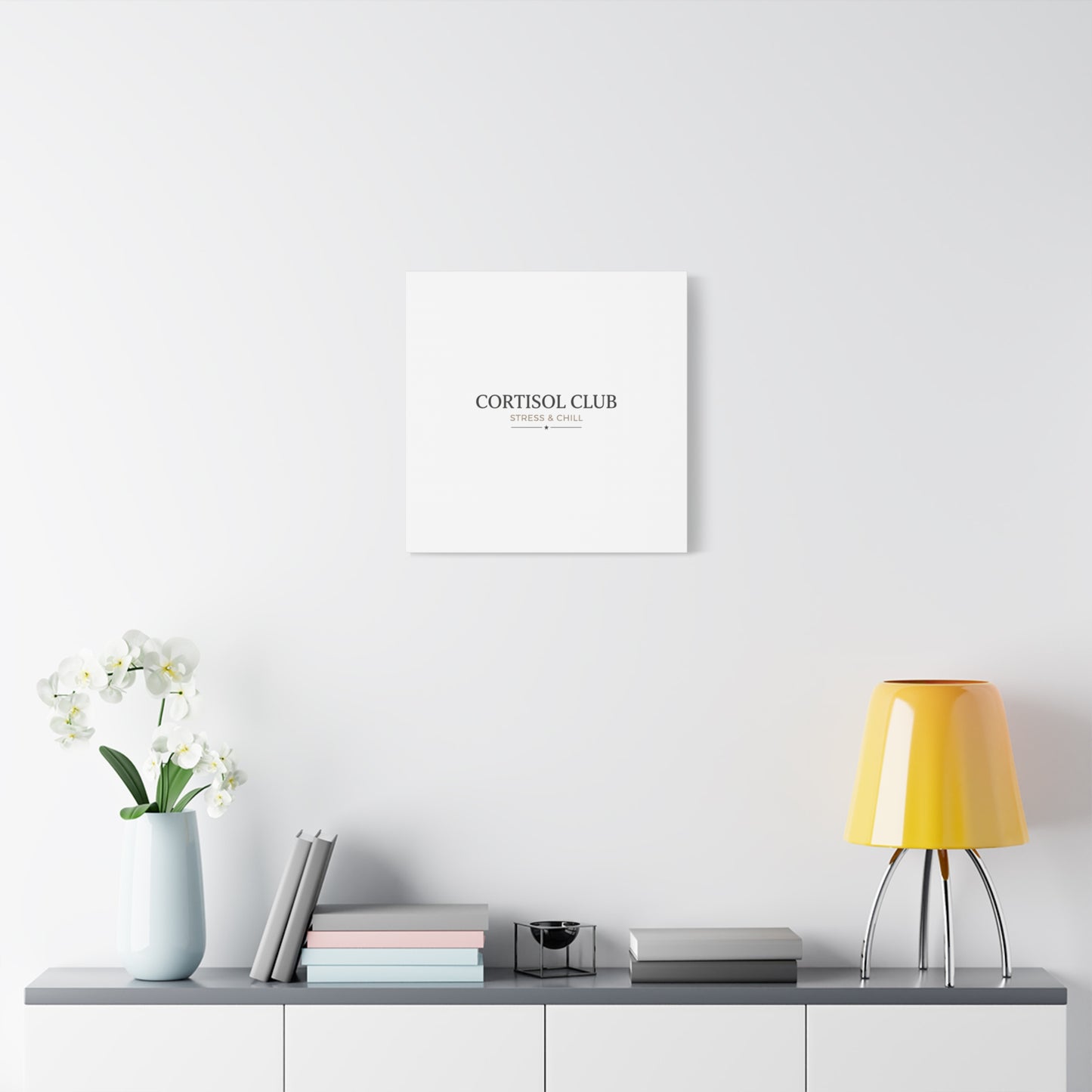 Cortisol Club Stress & Chill Canvas | stress meme, burnout humor
