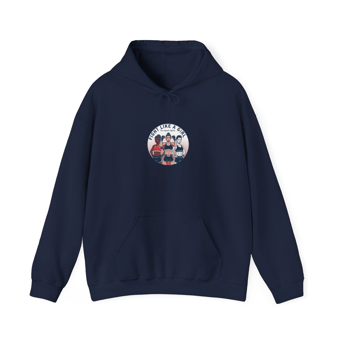 Feminist Empowerment Typography Hoodie | International Women's Day IWD equality design