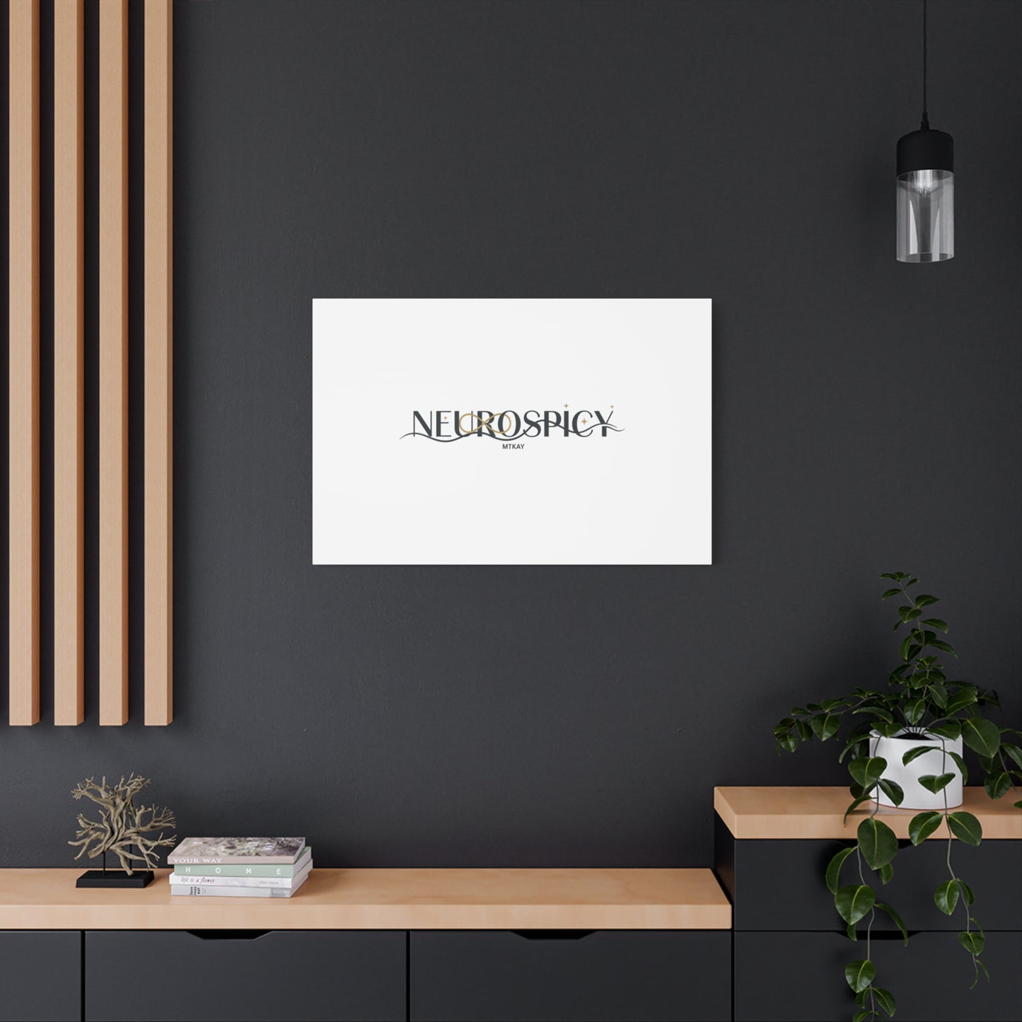 Neurospicy Canvas, Stretched | Autistic Pride, Neurodiversity Acceptance