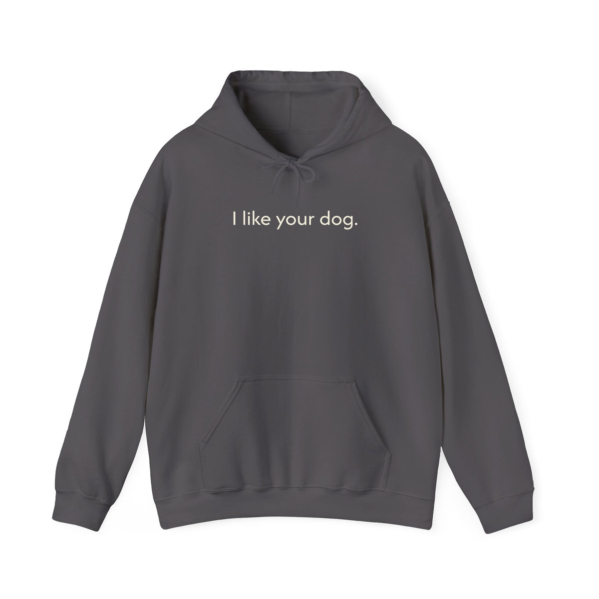 "I Like Your Dog" Hoodie – Minimalist Dog Lover Pullover