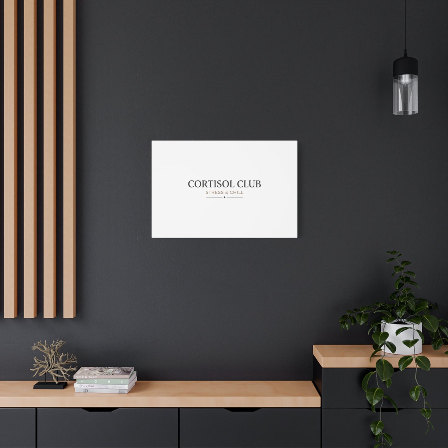 Cortisol Club Stress & Chill Canvas | stress meme, burnout humor