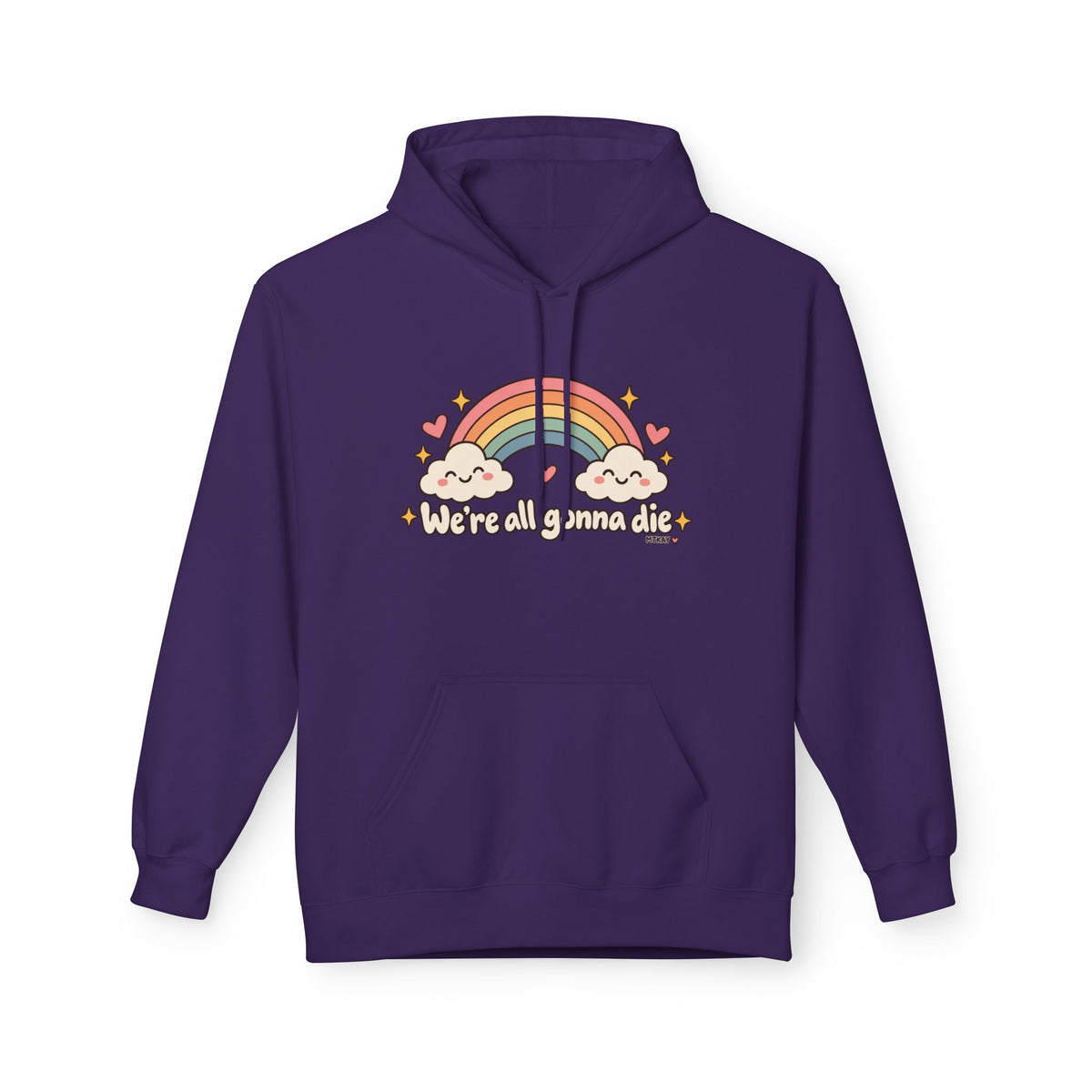 Rainbow Kawaii Hoodie — "It's a Good Day" Cute Cloud & Rainbow Sweatshirt