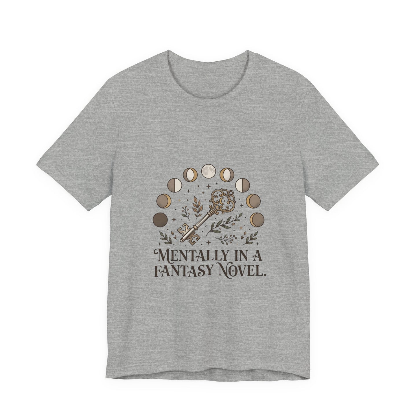 Mentally in a Fantasy Novel Tee | book lover shirt, dark academia reading tee