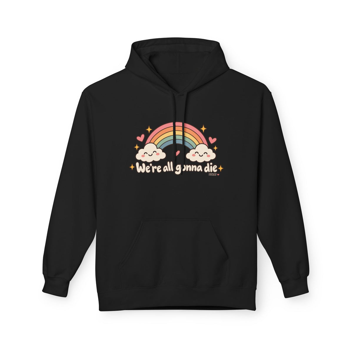 Rainbow Kawaii Hoodie — "It's a Good Day" Cute Cloud & Rainbow Sweatshirt