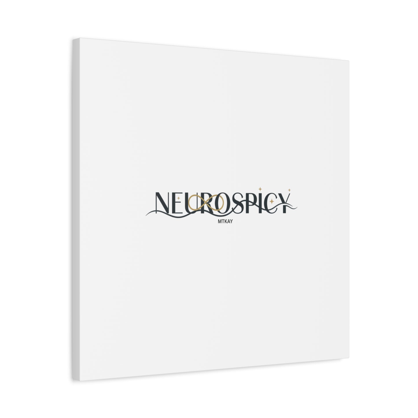 Neurospicy Canvas, Stretched | Autistic Pride, Neurodiversity Acceptance