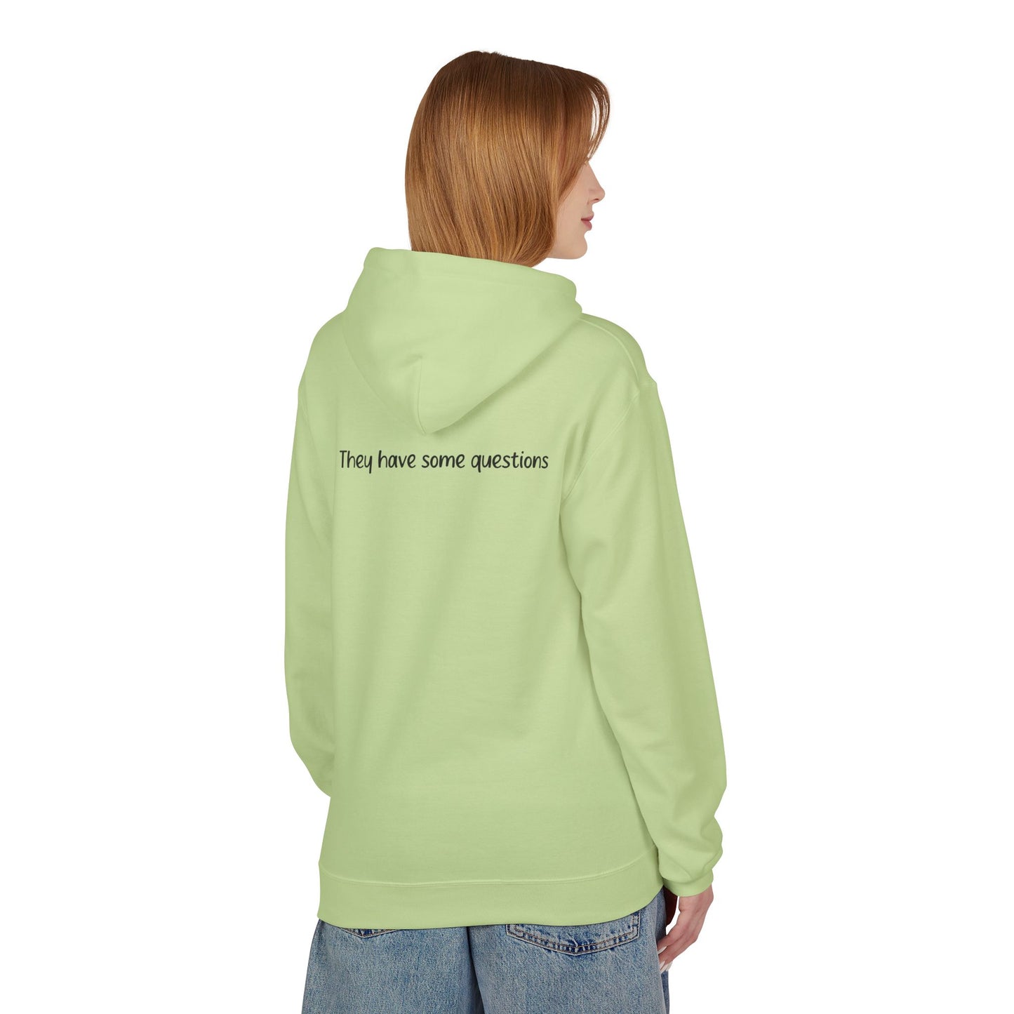 Hoodie — "I Told My Therapist About You" Funny Mental Health Quote Pullover