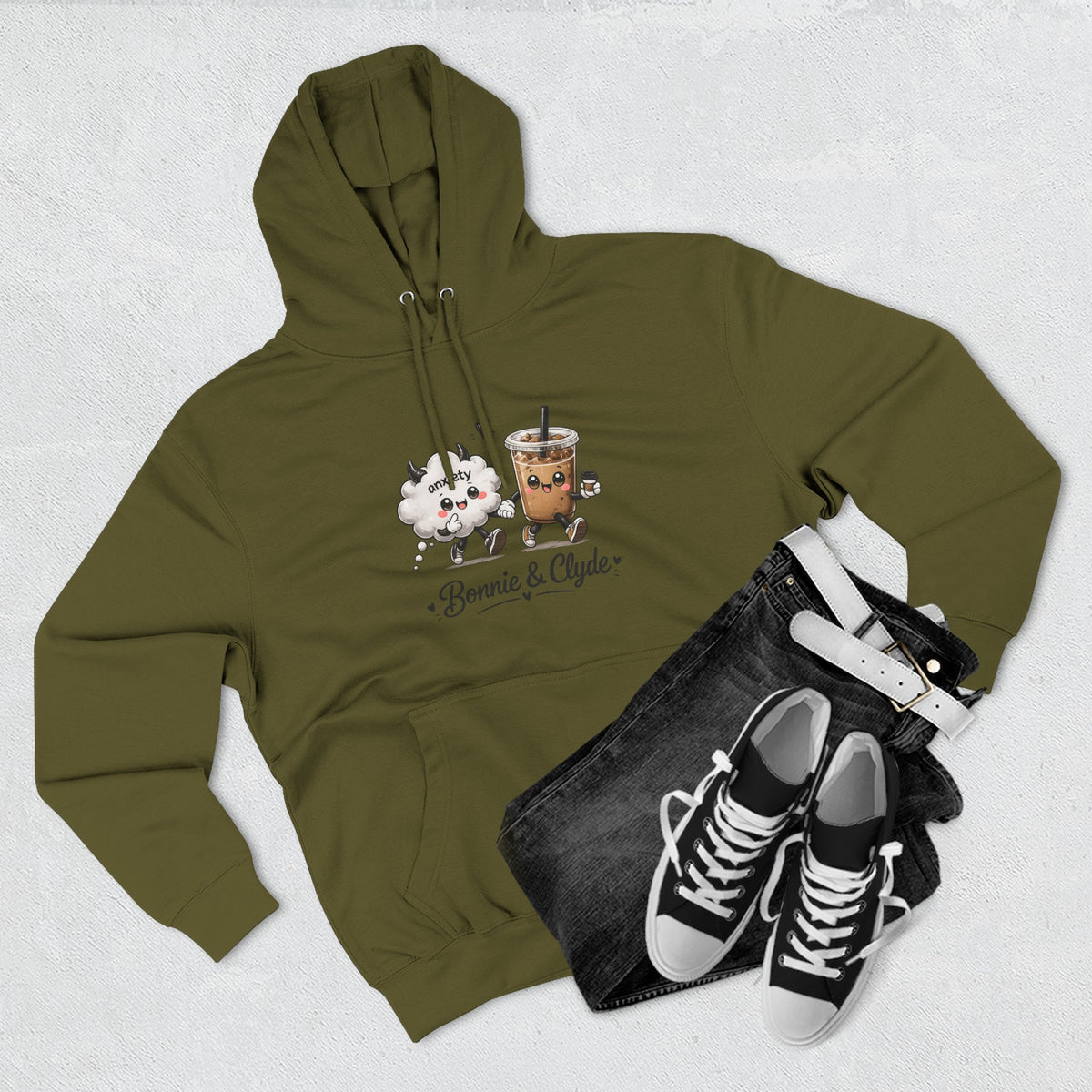 Bonnie & Clyde Coffee Hoodie ☕🤎
