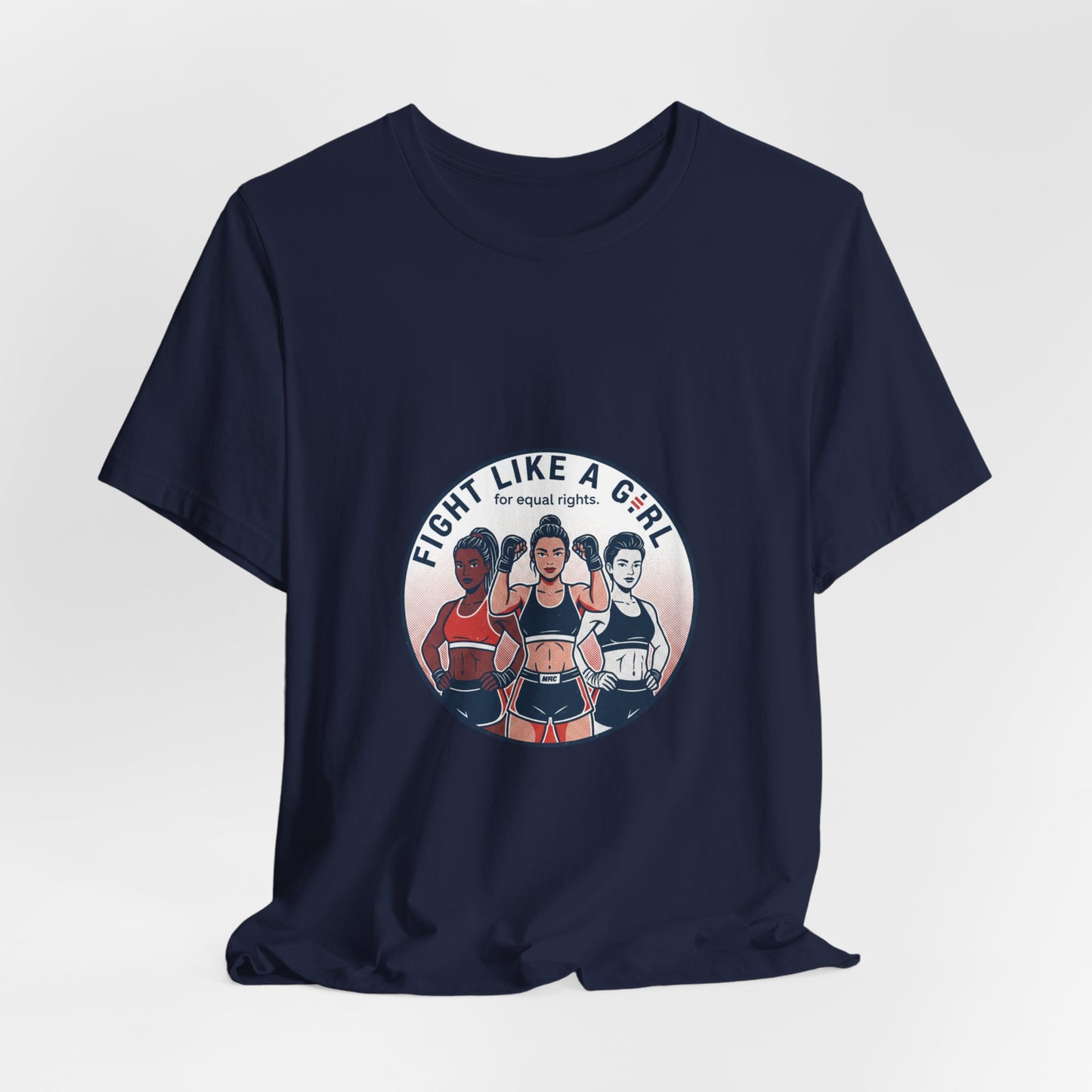 Fight Like a Girl tee | Feminist Slogan, IWD Typography