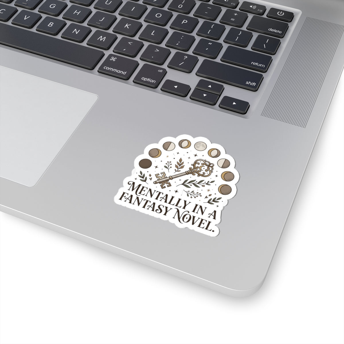 Mentally in a Fantasy Novel Kiss-Cut Stickers | Book Lover, Dark Academia