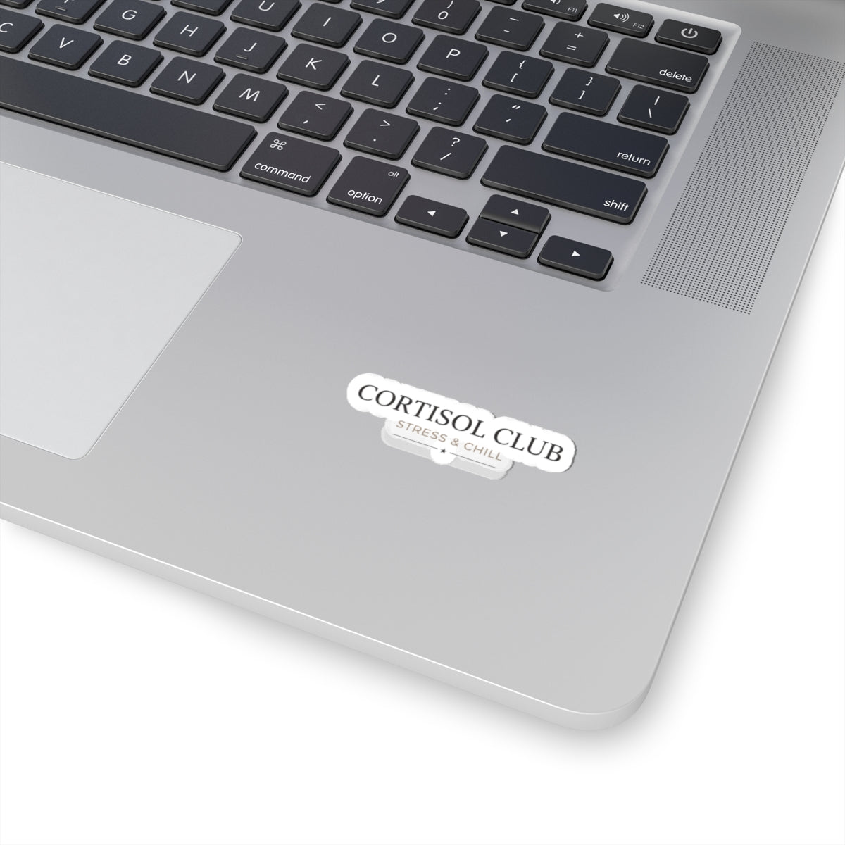 Cortisol Club Sticker | stress meme, anxiety humor, burnout satire