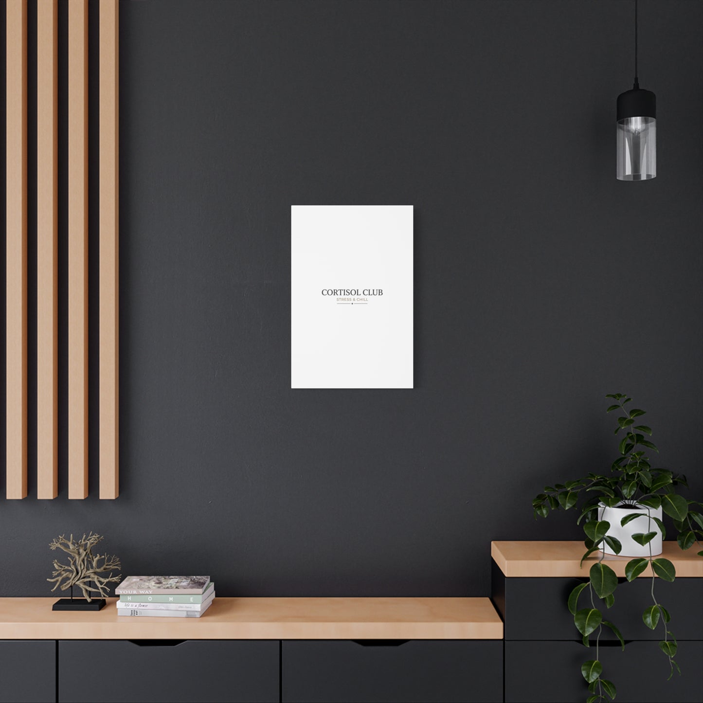 Cortisol Club Stress & Chill Canvas | stress meme, burnout humor