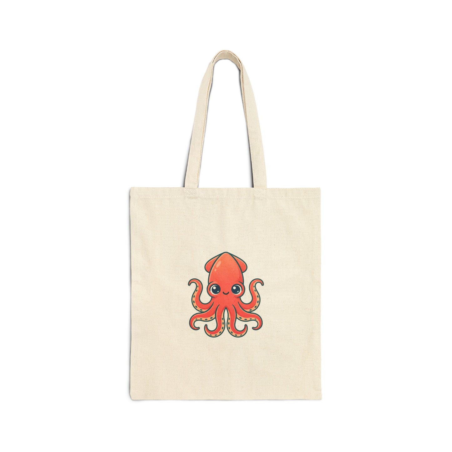Octopus Illustration Tote | Book Lover, Library Tote, Cozy Reader