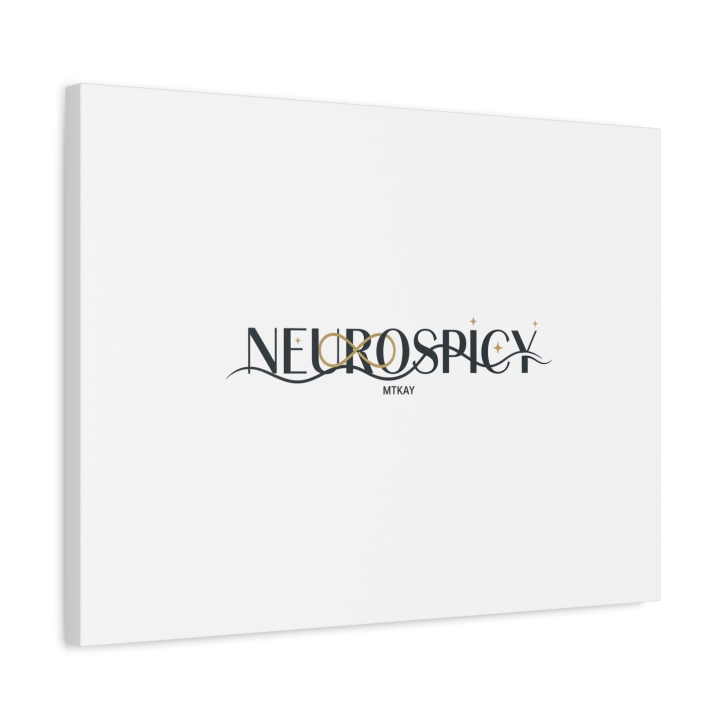 Neurospicy Canvas, Stretched | Autistic Pride, Neurodiversity Acceptance