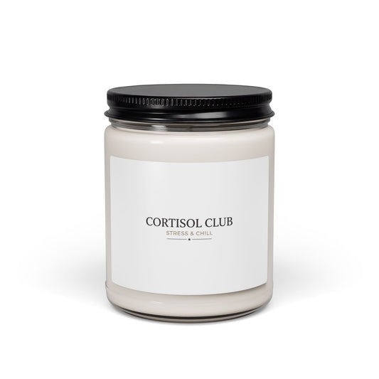 Cortisol Club Soy Candle, Stress Meme, Burnout Humor