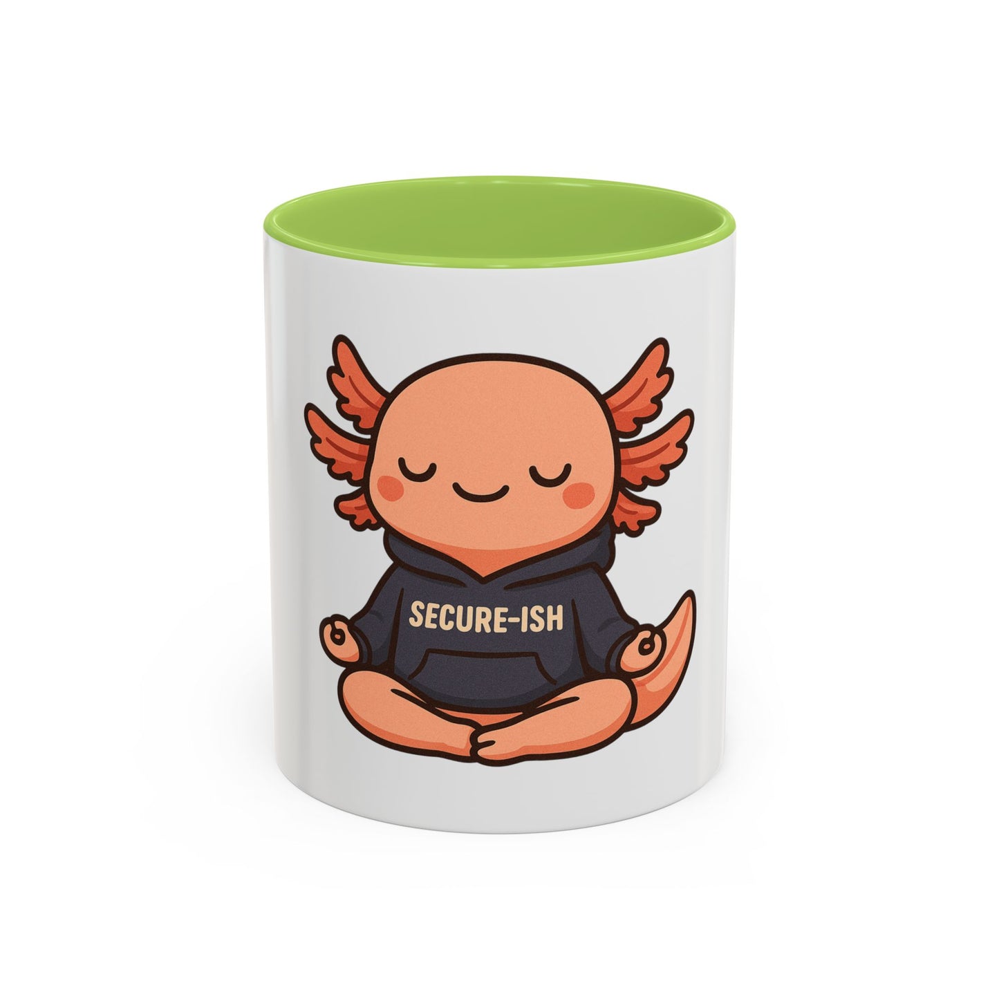 Derek "Secure-ish" Meditation Coffee Mug — Cute Relaxation Gift (11/15oz)