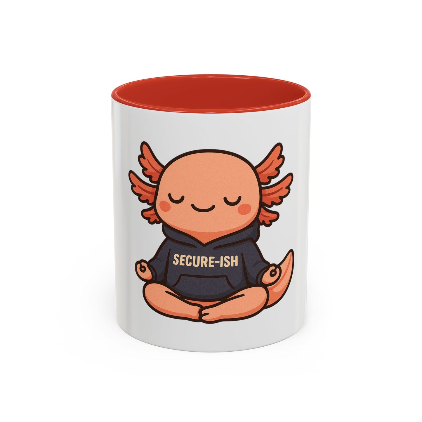 Derek "Secure-ish" Meditation Coffee Mug — Cute Relaxation Gift (11/15oz)