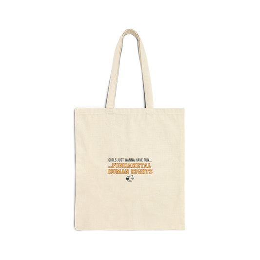 IWD Feminist Slogan Tote | Equality Typography Canvas Tote