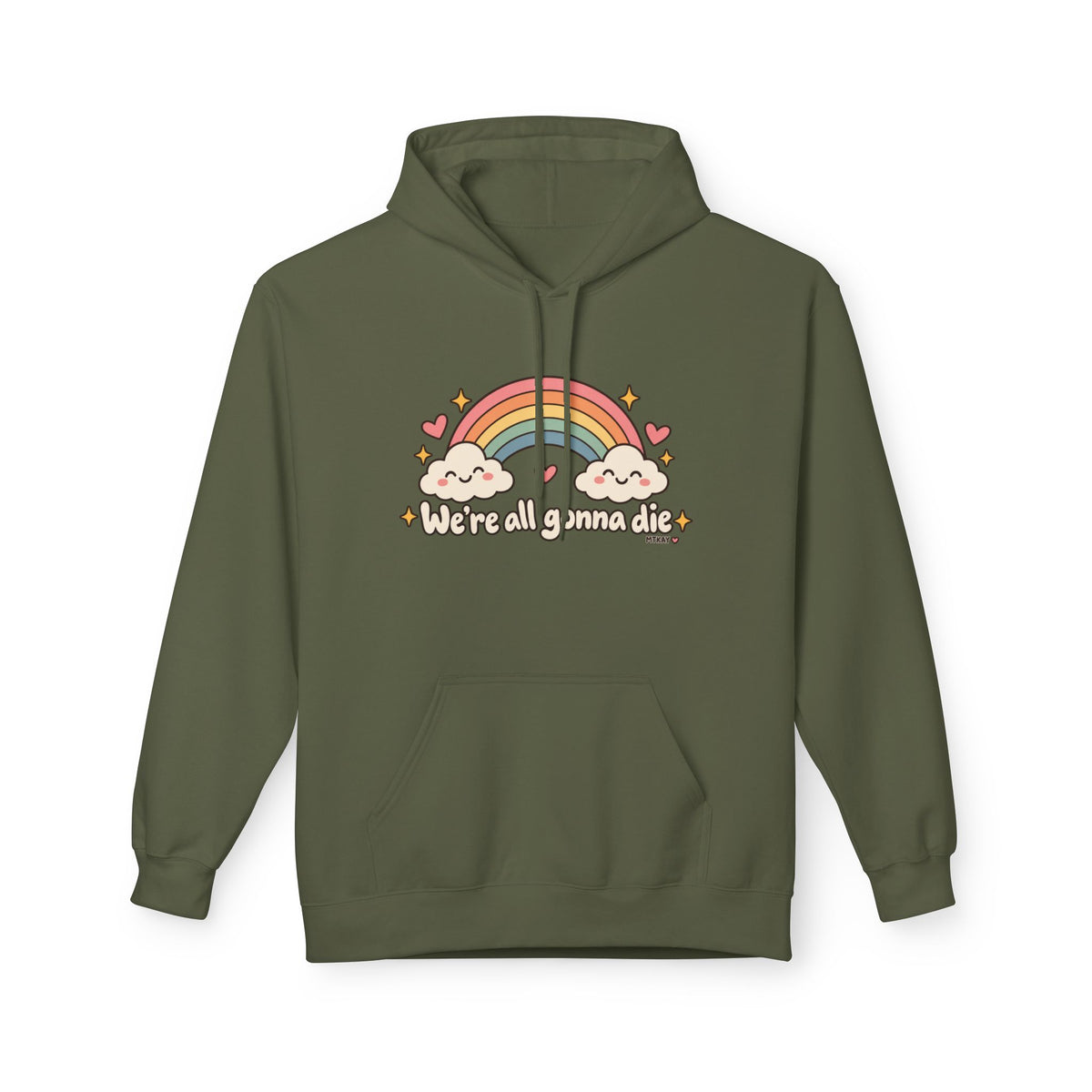 Rainbow Kawaii Hoodie — "It's a Good Day" Cute Cloud & Rainbow Sweatshirt