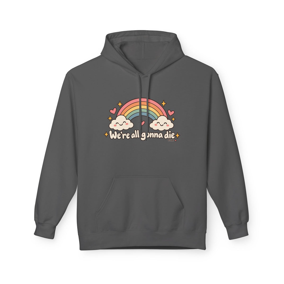 Rainbow Kawaii Hoodie — "It's a Good Day" Cute Cloud & Rainbow Sweatshirt