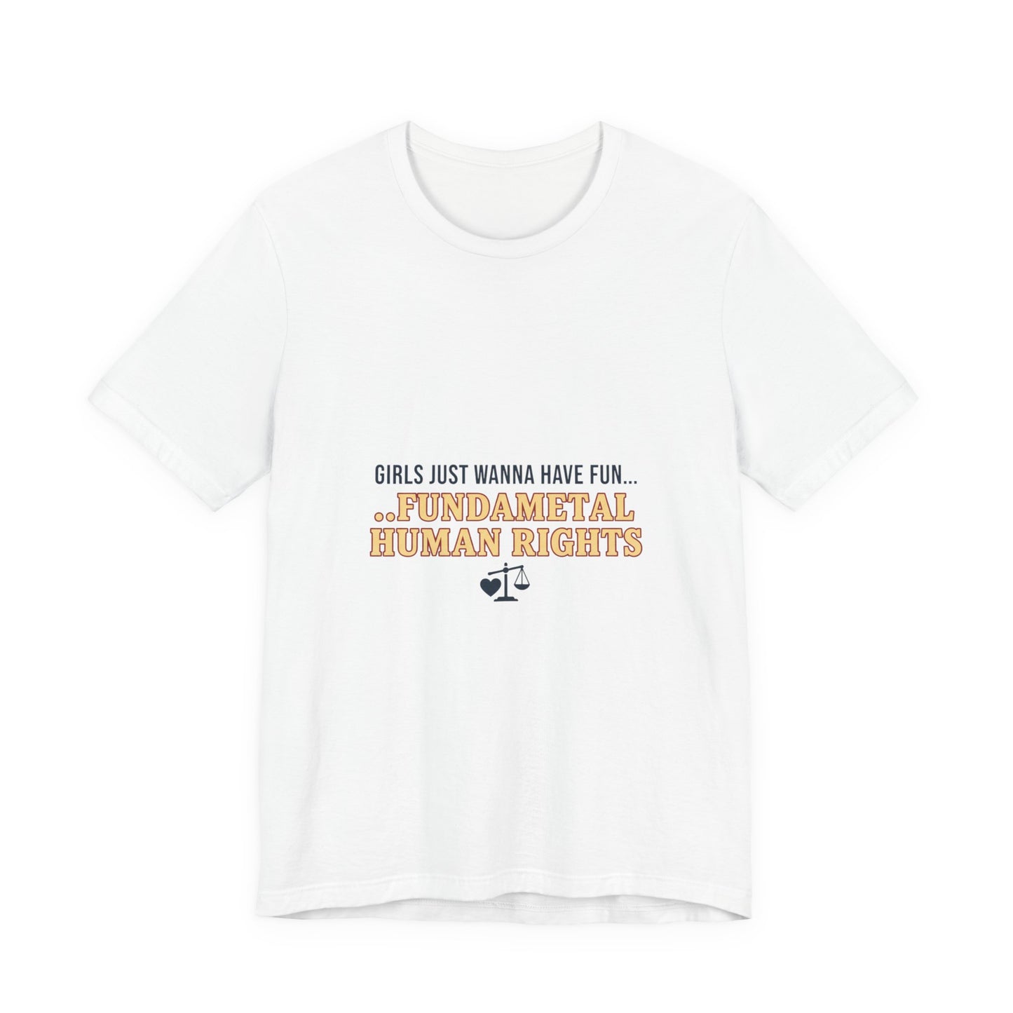 Fundamental Human Rights Tee | International Women's Day, IWD Typography