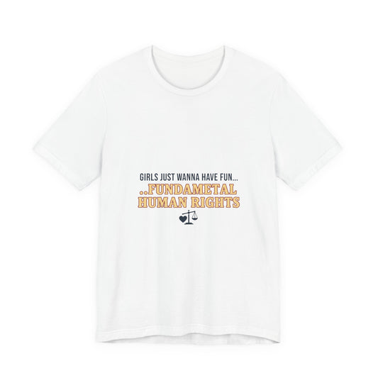 Fundamental Human Rights Tee | International Women's Day, IWD Typography