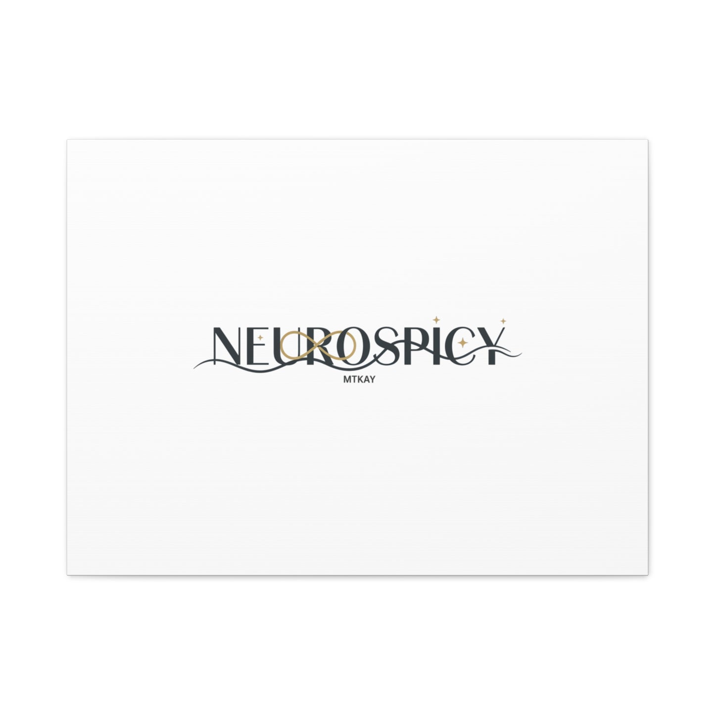 Neurospicy Canvas, Stretched | Autistic Pride, Neurodiversity Acceptance
