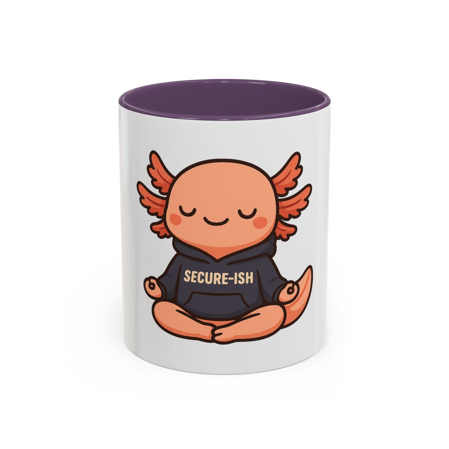Derek "Secure-ish" Meditation Coffee Mug — Cute Relaxation Gift (11/15oz)