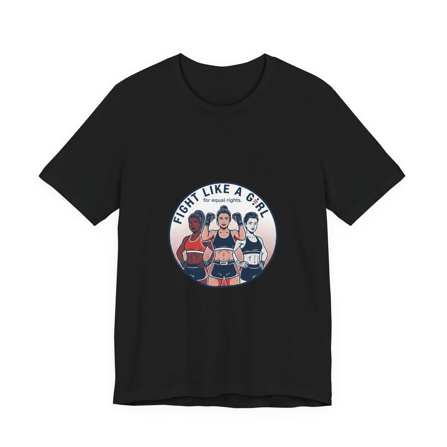 Fight Like a Girl tee | Feminist Slogan, IWD Typography