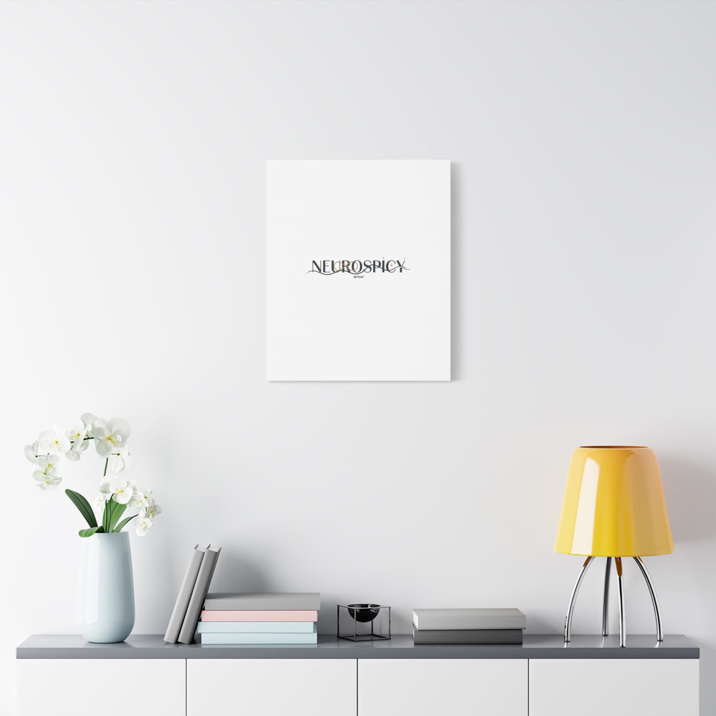 Neurospicy Canvas, Stretched | Autistic Pride, Neurodiversity Acceptance