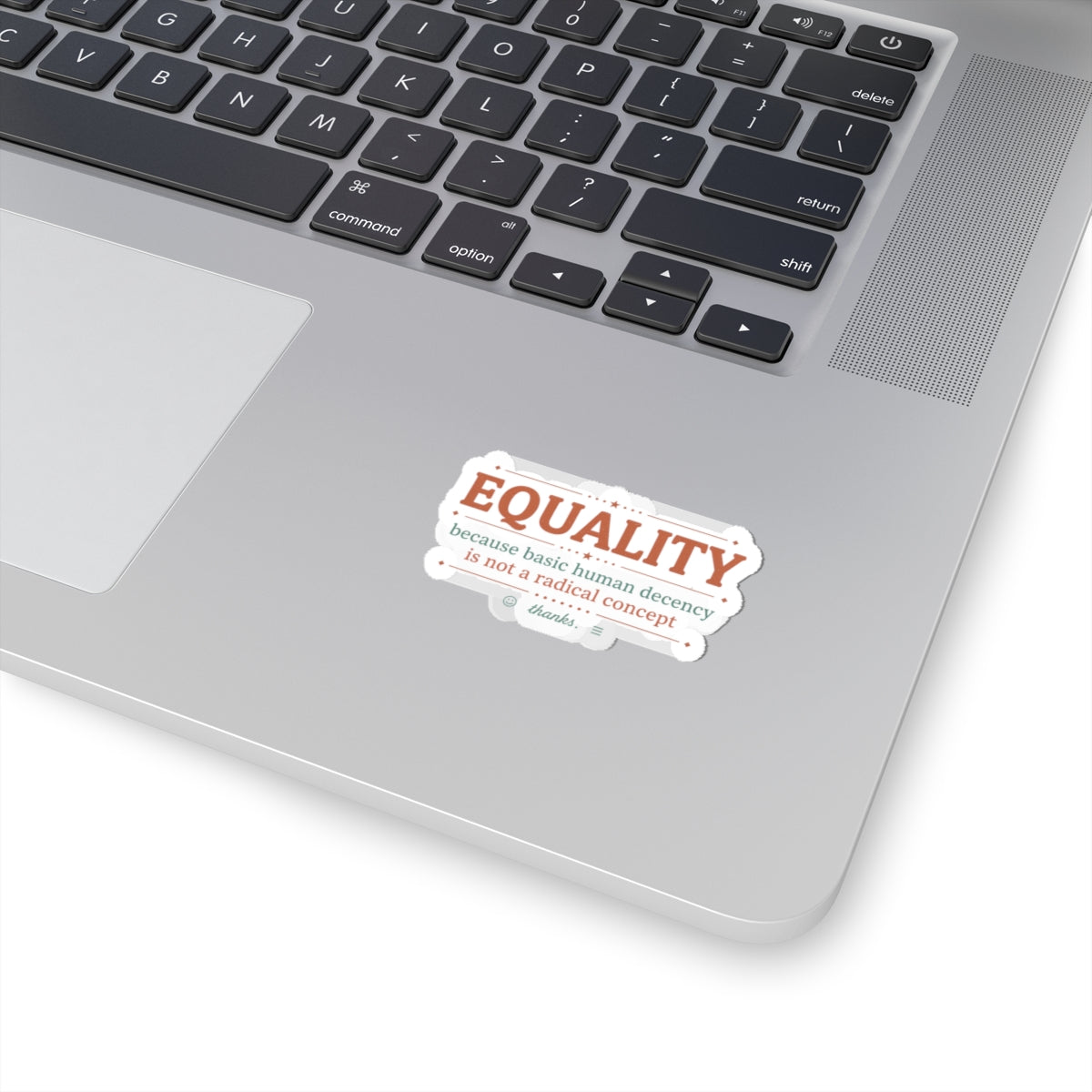 Equality slogan Kiss-Cut Stickers | IWD feminist empowerment, equality design