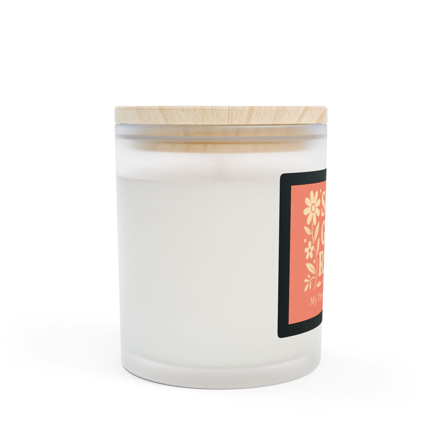 Soft Girl Rage Candle, 11oz Frosted Glass Candle, Therapy Gift, Self-Care Essential, Mood Enhancer, Relaxation Decor, Gift for Her