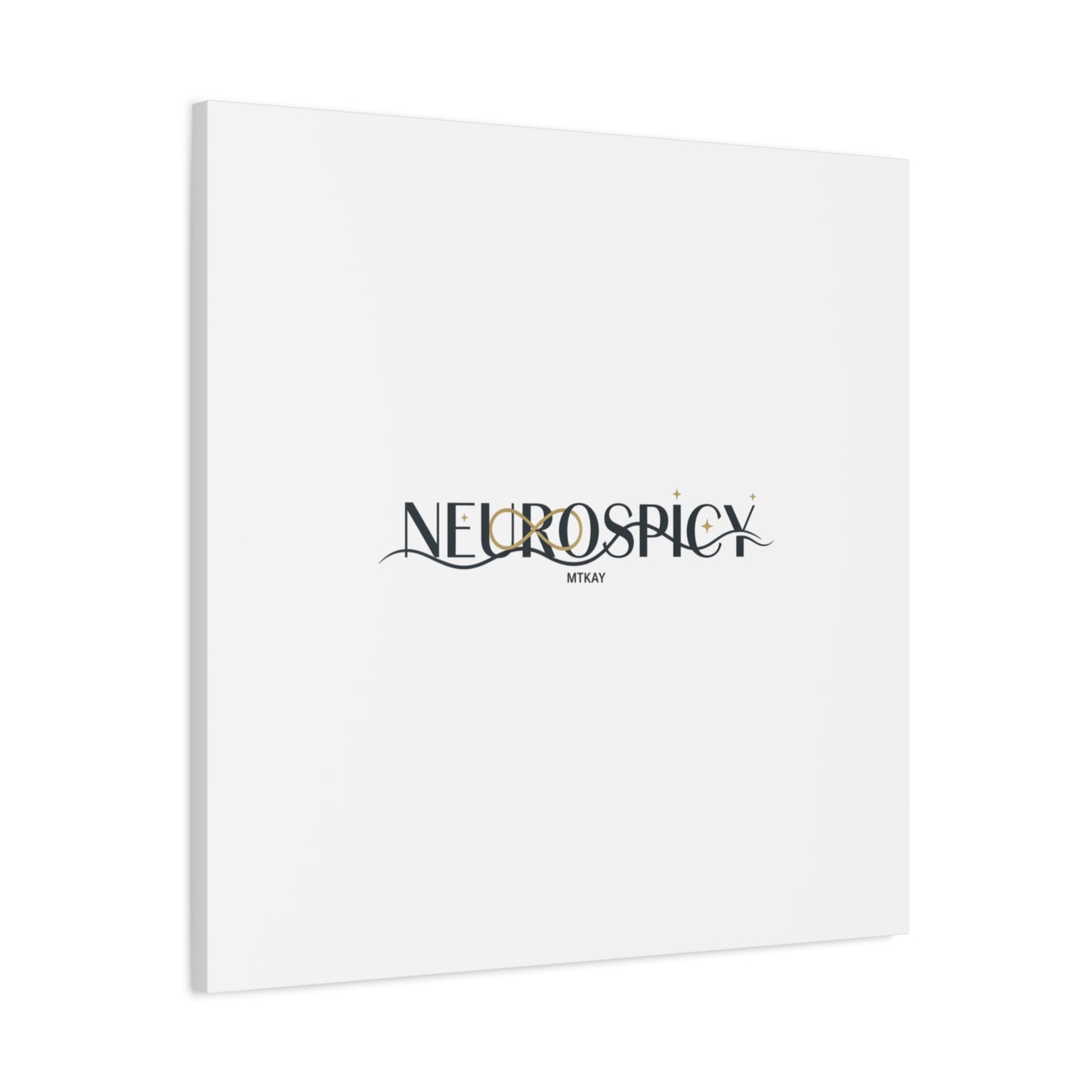 Neurospicy Canvas, Stretched | Autistic Pride, Neurodiversity Acceptance