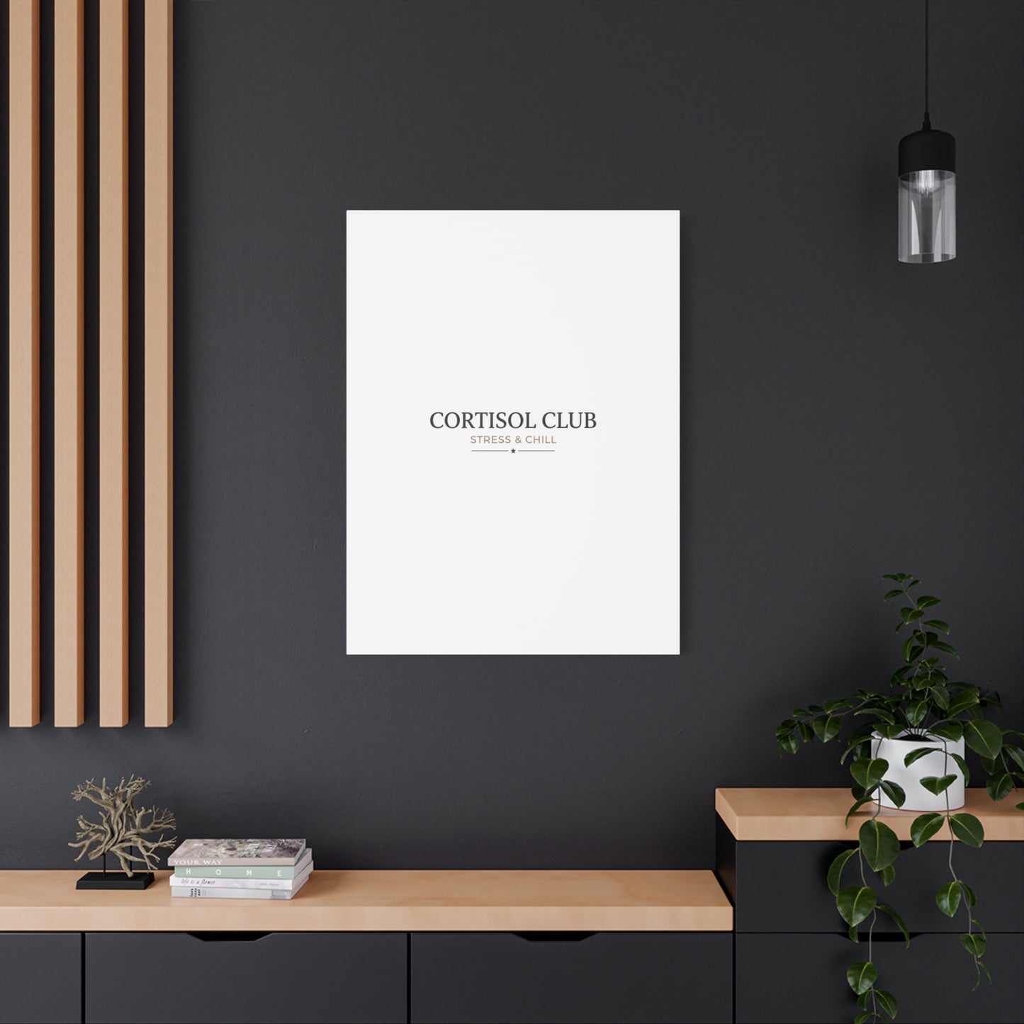 Cortisol Club Stress & Chill Canvas | stress meme, burnout humor
