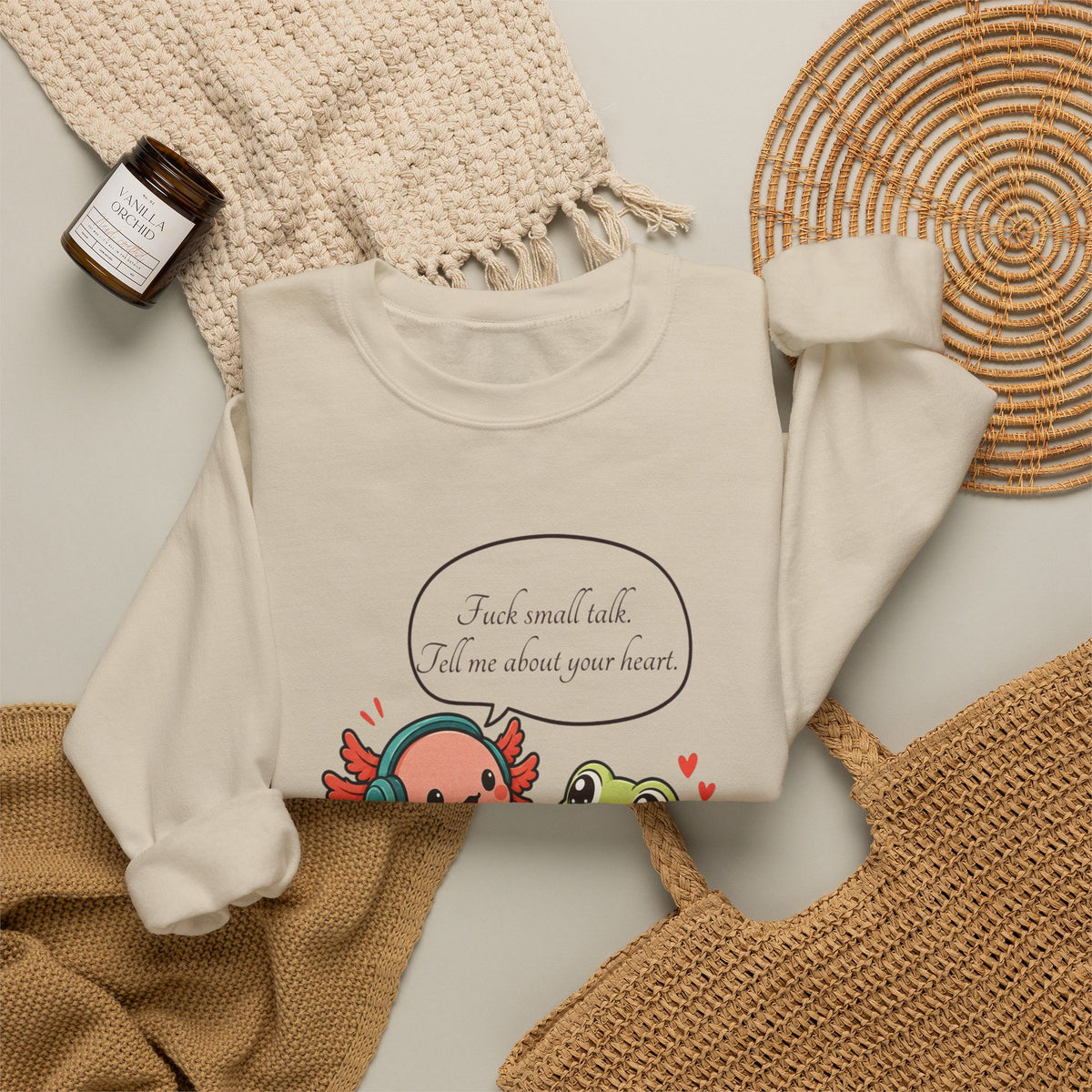 Cozy Cafe Friends Sweatshirt | Homebody loungewear, cute kawaii illustration