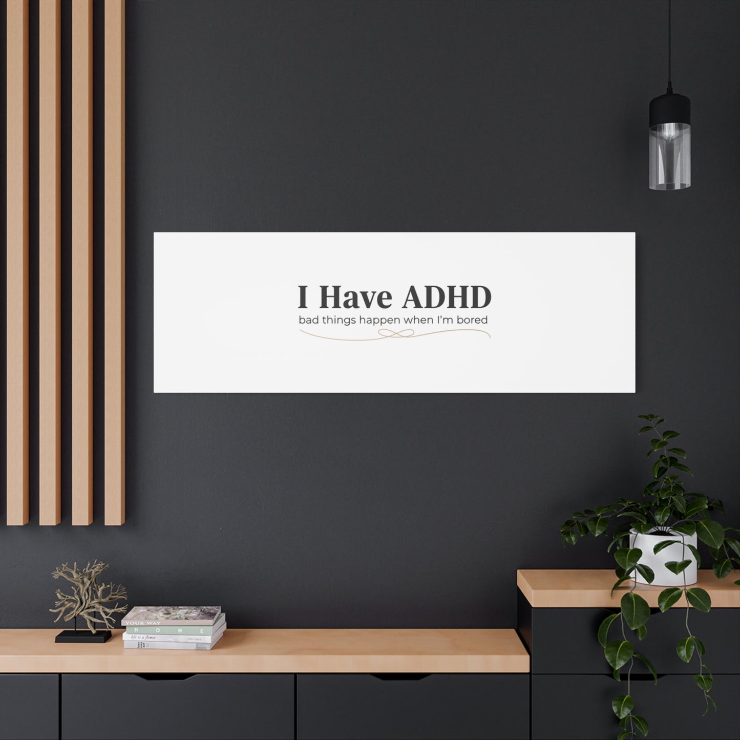 I Have ADHD canvas | Neurodiversity, ADHD acceptance, stim positive