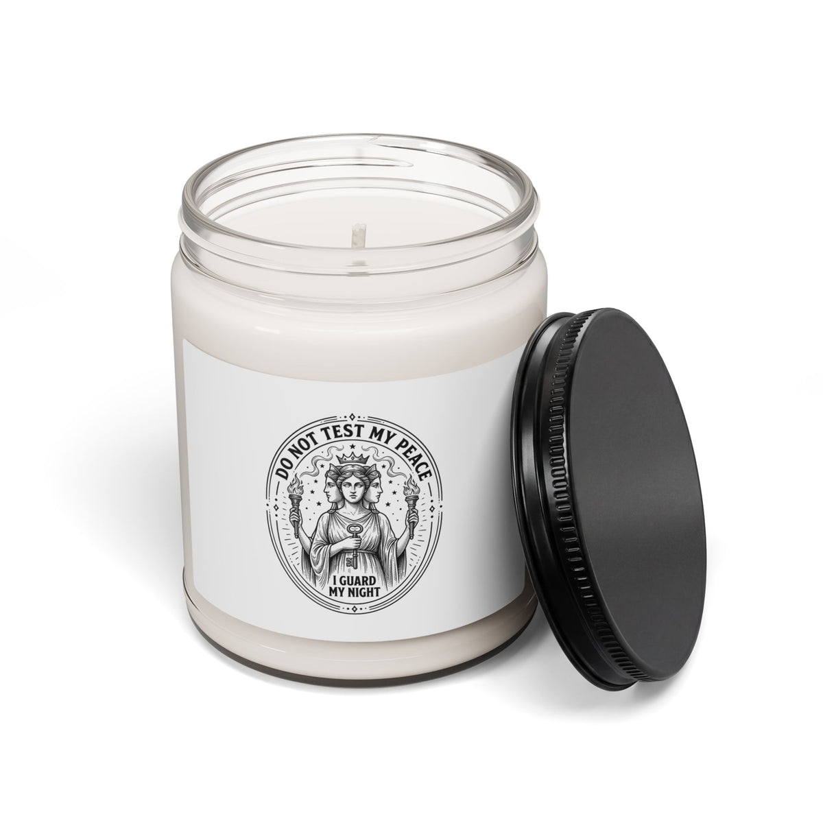 Do Not Test My Peace Athena Candle | Greek Mythology, Mythcore Soy Candle