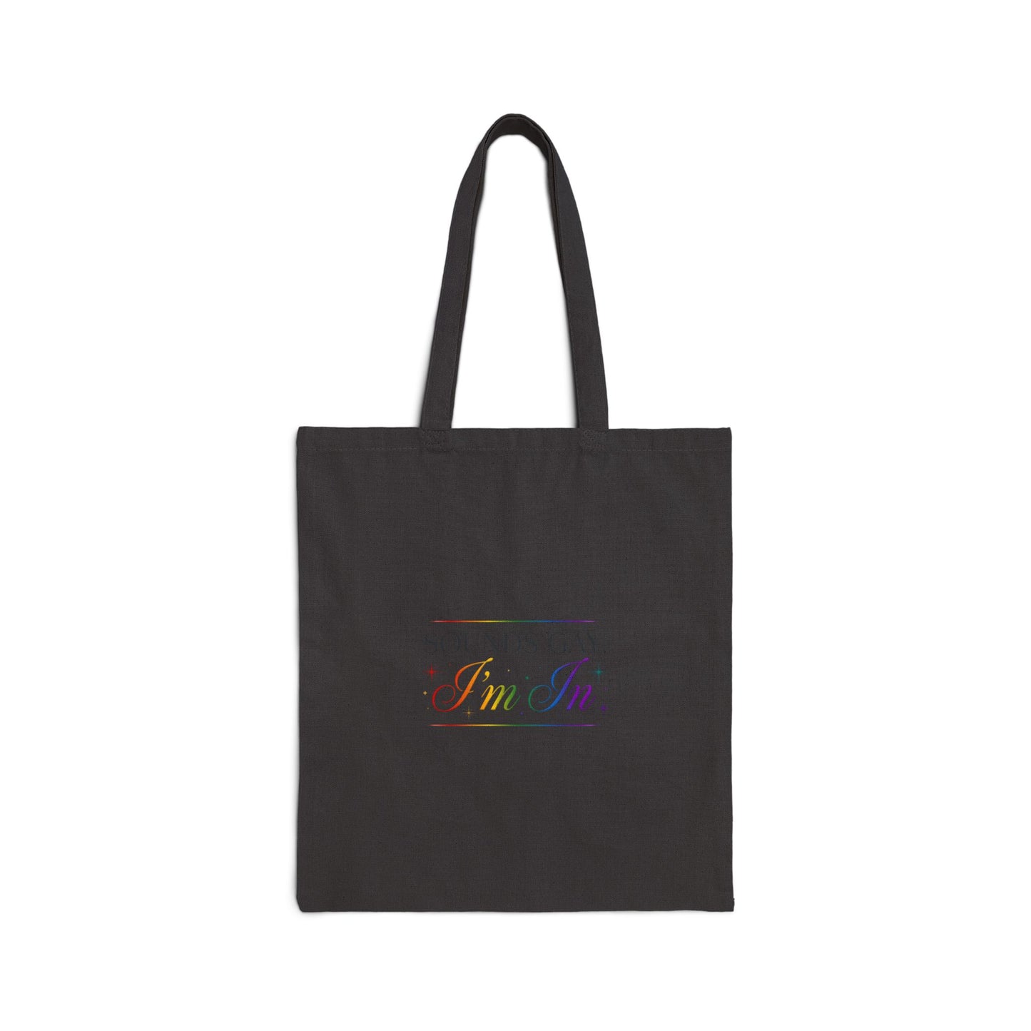 Sounds Gay I'm In Tote | Book Lover Library Tote, Cozy Reader Aesthetic