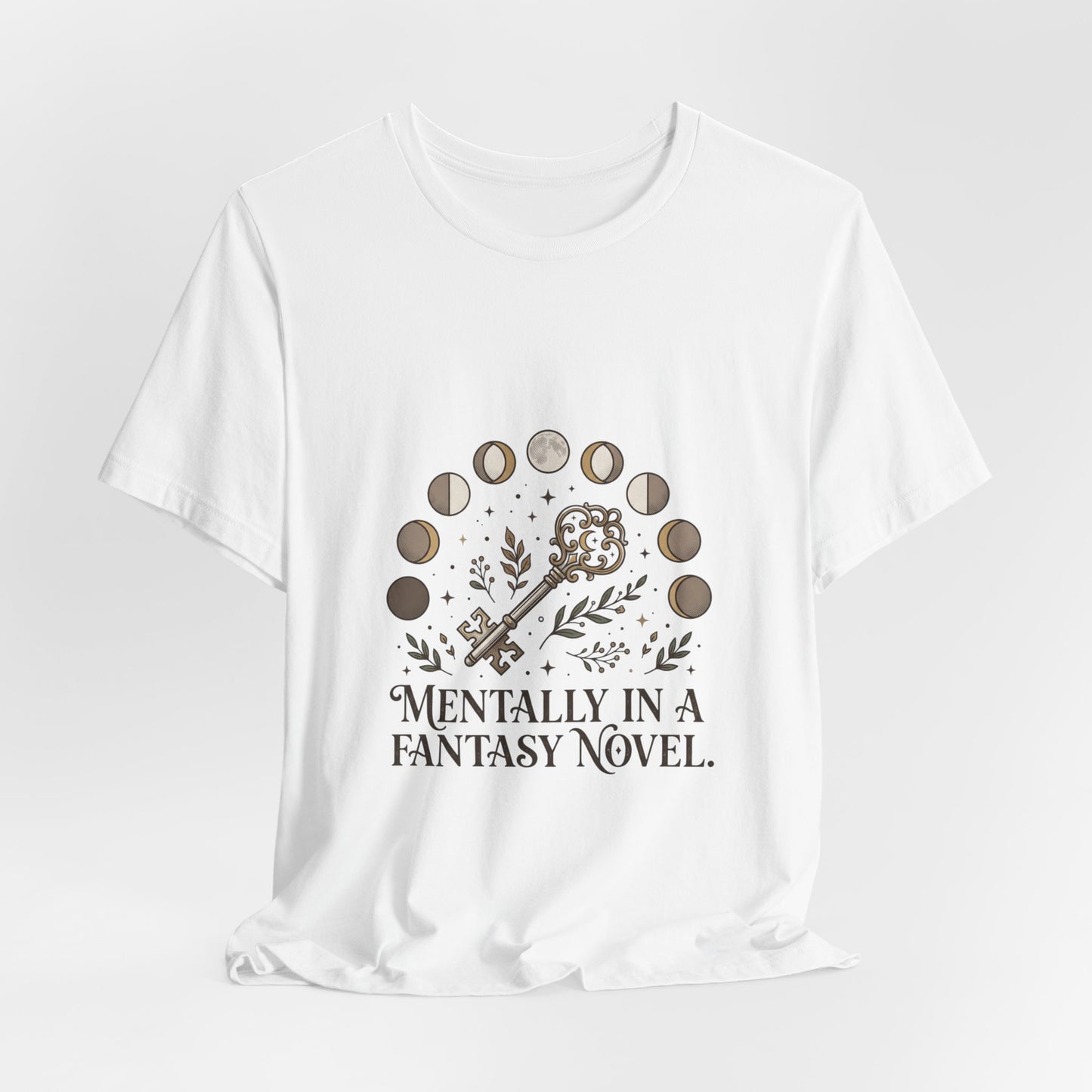 Mentally in a Fantasy Novel Tee | book lover shirt, dark academia reading tee